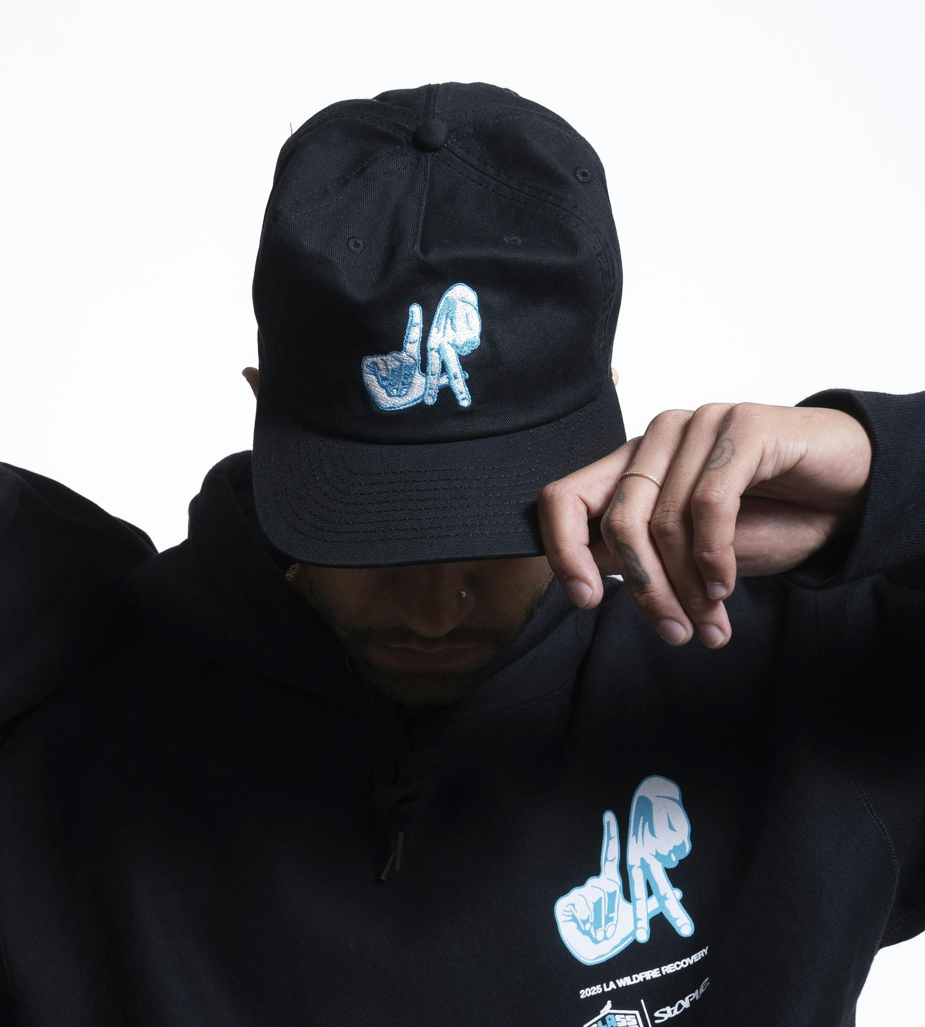 GLASS HOUSE X STAPLE-BLACK HAT-ONE SIZE