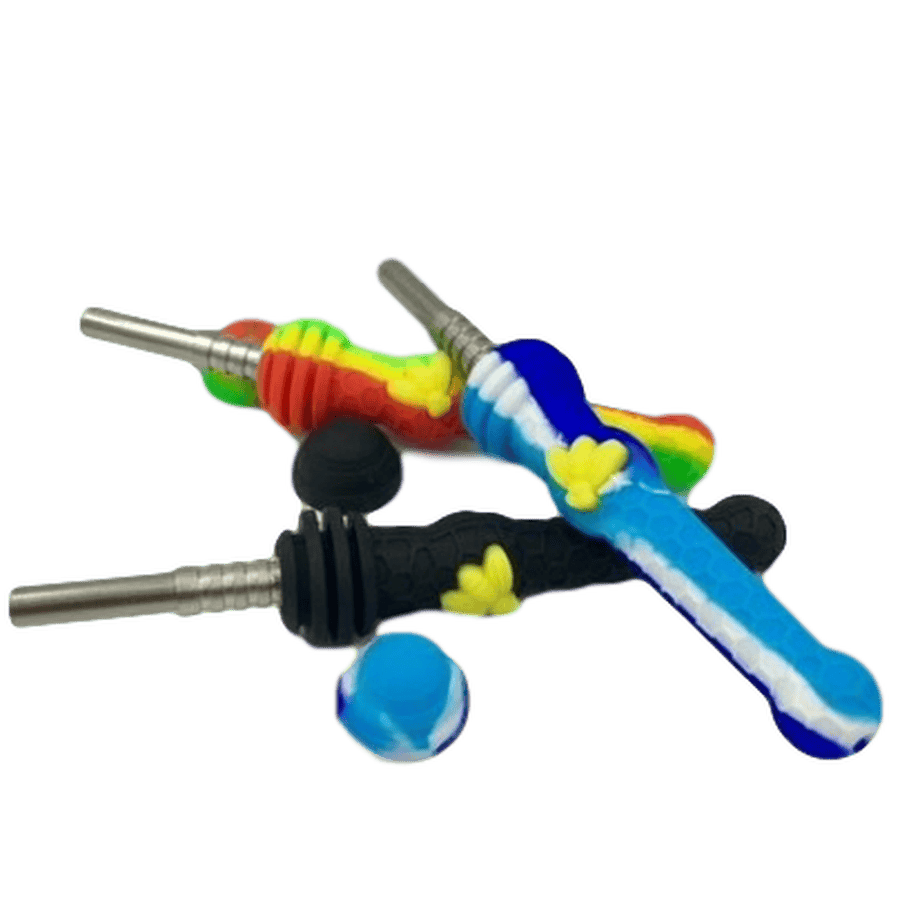SilChill Silicone Honeycomb Dab Straw 6.25"
