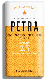 Kiva Confections Petra Pineapple Mints 100mg THC