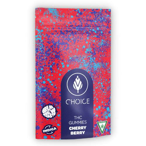 Choice Cherry Berry Indica Soft Chews 200mg THC at The Fire Station - Ishpeming