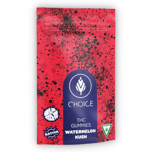 Choice Watermelon Kush Sativa Soft Chews 200mg THC at The Fire Station - Ishpeming