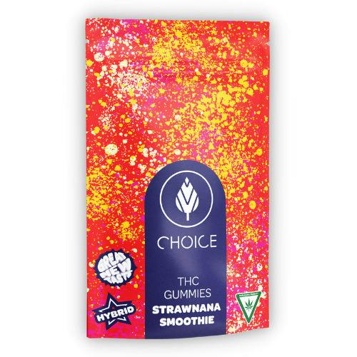 Choice Strawnana Smoothie Hybrid Soft Chews 200mg THC at The Fire Station - Ishpeming