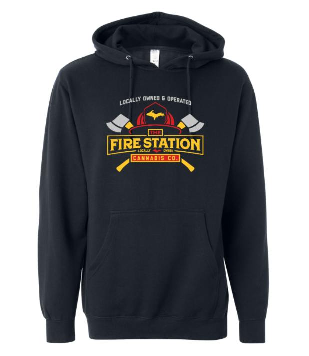 TFS Apparel - Hoodies The Fire Station Black Hoodie Medium