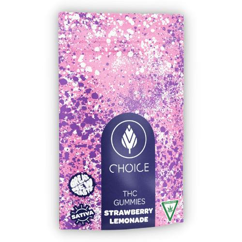 Choice Strawberry Lemonade Sativa Soft Chews 200mg THC