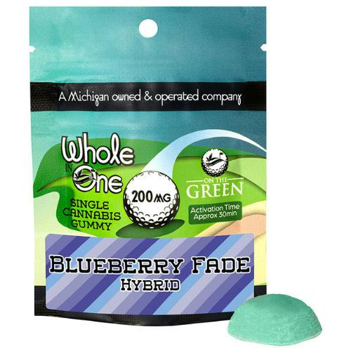 Whole In One Blueberry Fade Single Serve Gummy 200mg THC at The Fire Station - Ishpeming