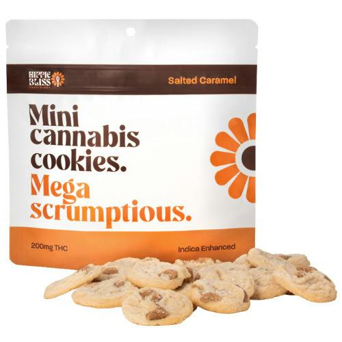 Hippie Bliss Provisions Salted Caramel Indica Cookies 200mg THC