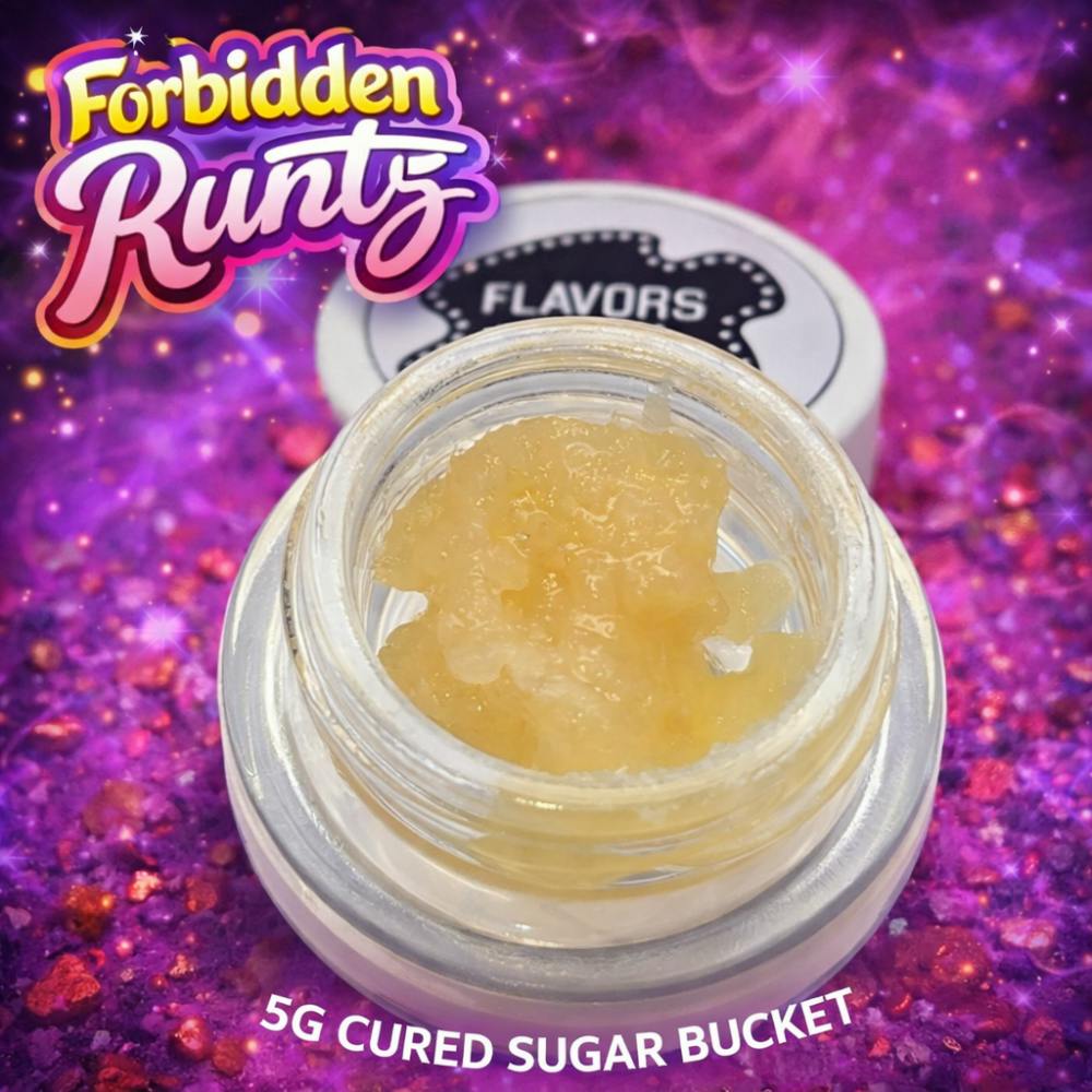 Flavors 5G Cured Sugar Bucket - Forbidden Runtz