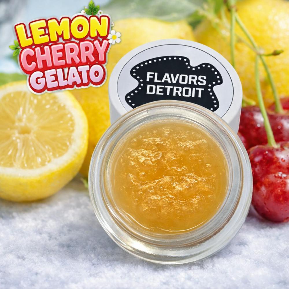 Flavors 5G Cured Sugar Bucket - Lemon Cherry Gelato (I)