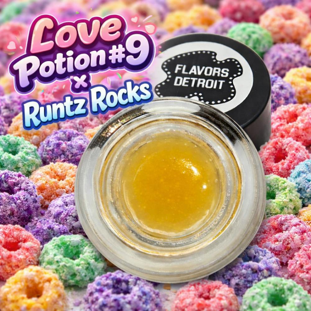 Flavors 1G HCFSE Diamond Sauce - Love Potion #9 X Runtz Rocks (I)