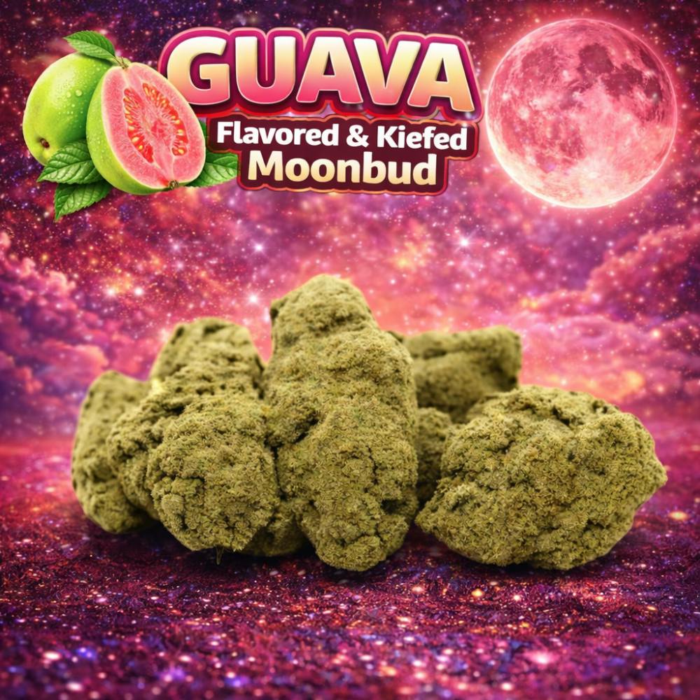 14G GUAVA Flavored & Kiefed Moonbud