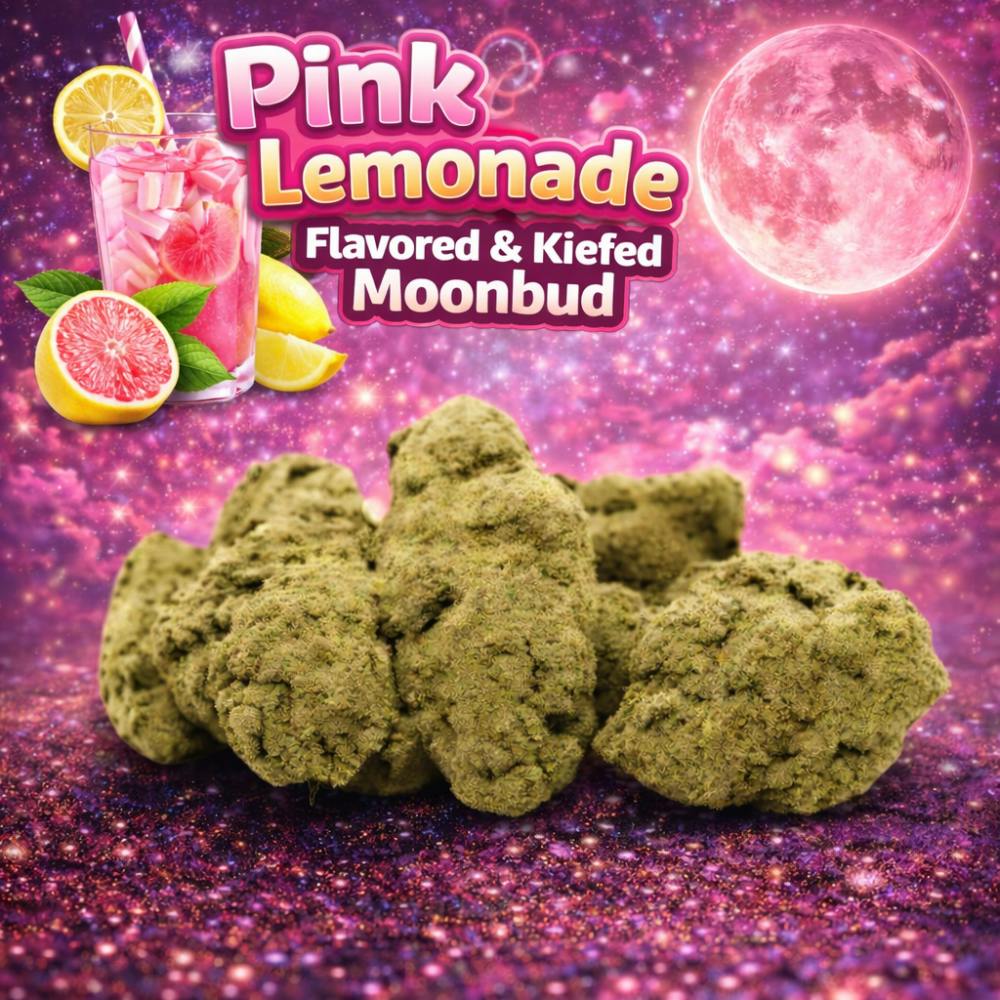 14G Pink Lemonade Flavored & Kiefed Moonbud