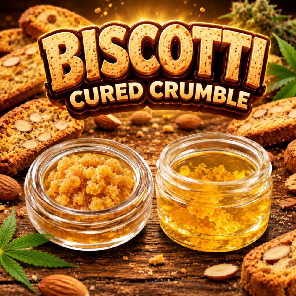 Flavors 15G Cured Crumble Stash JAR - Biscotti ( H )