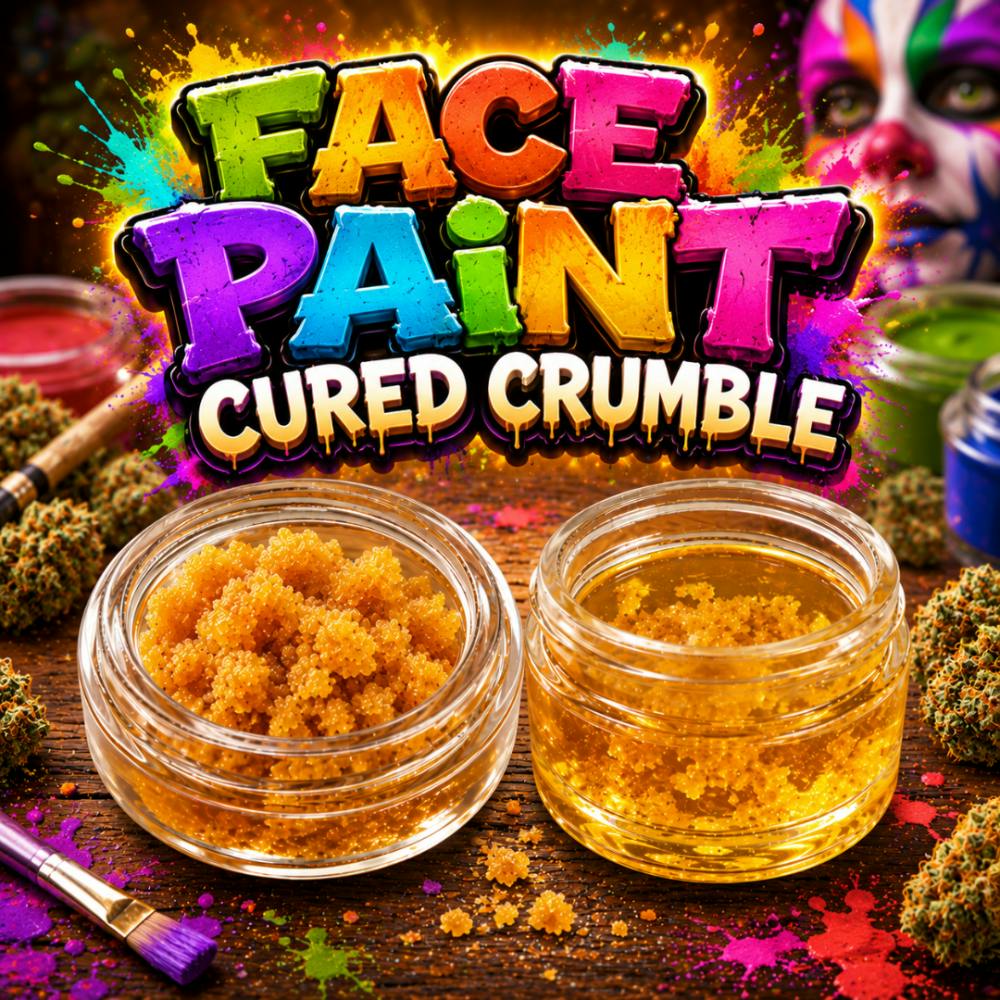 Flavors 15G Cured Crumble Stash JAR - Face Paint ( S )