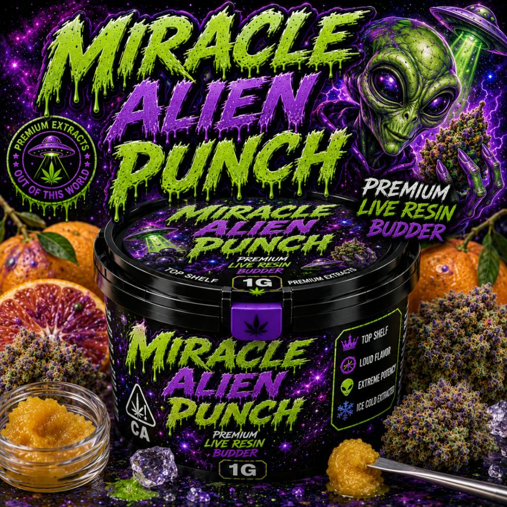 Flavors 1G Budder - Miracle Alien Punch (I) at Flavors Detroit