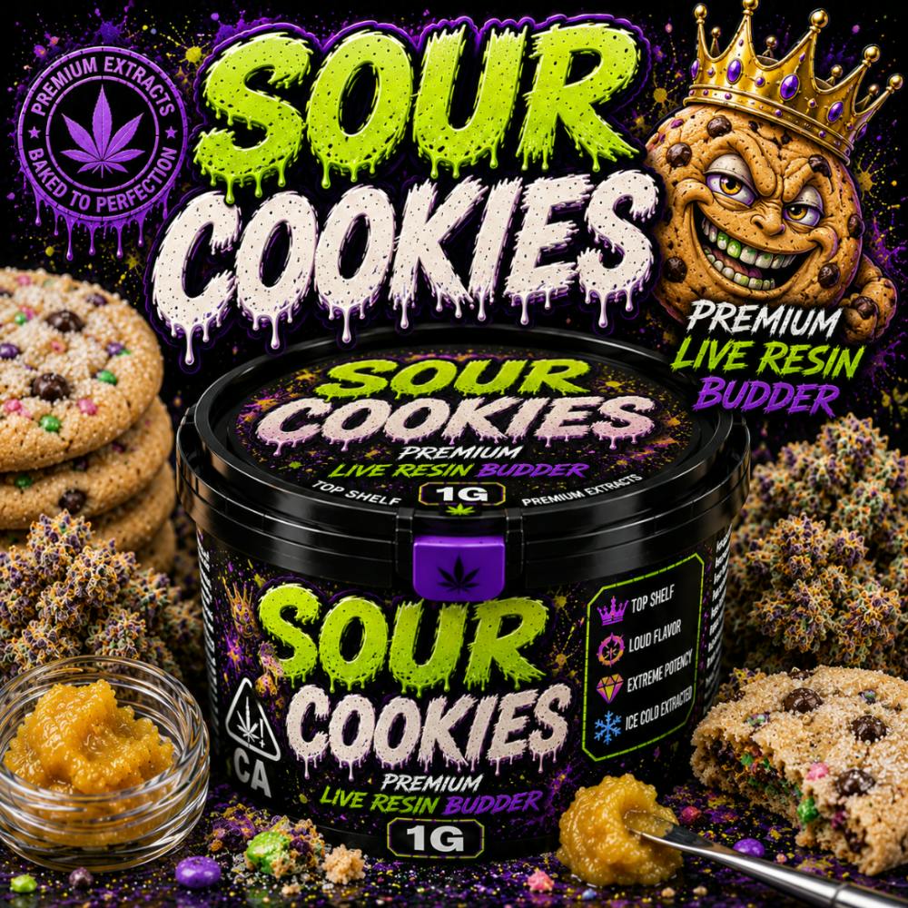 Flavors 1G Budder - Sour Cookies ( S ) at Flavors Detroit