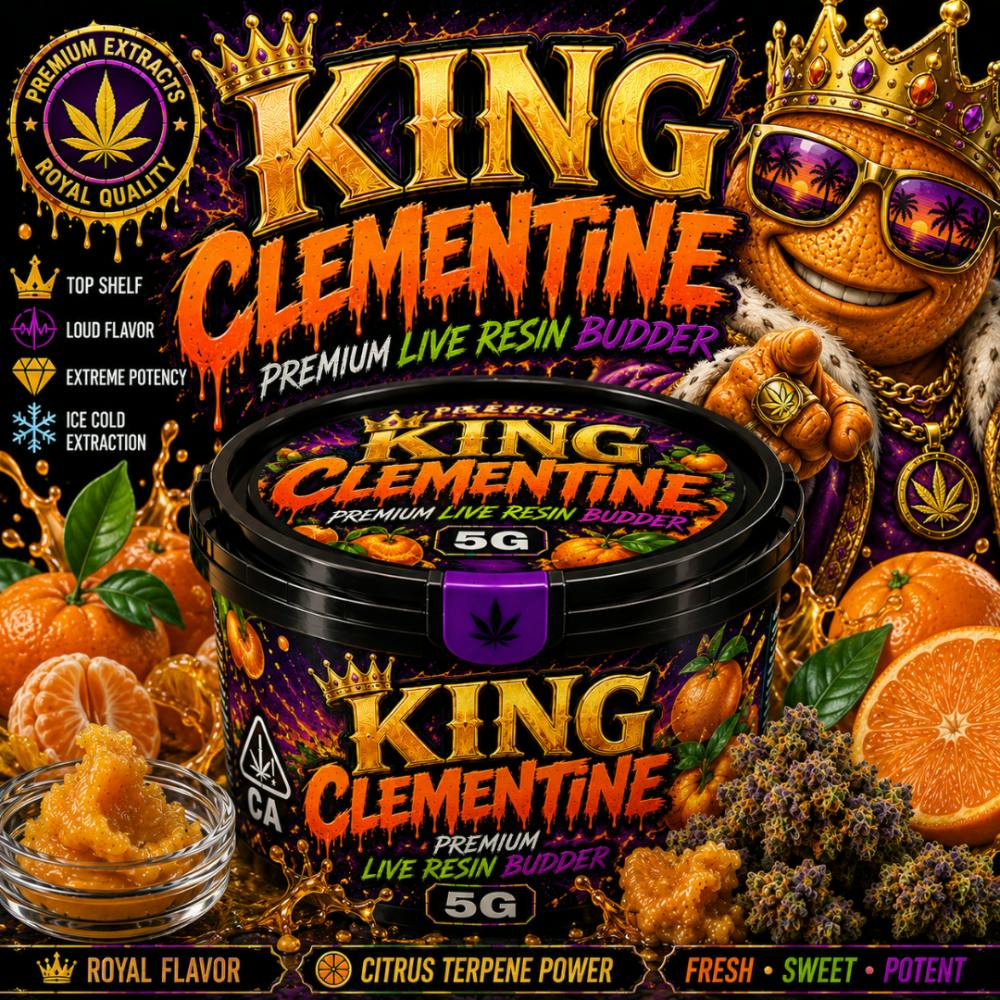 Flavors 5G Budder Bucket - King Clementine ( S )