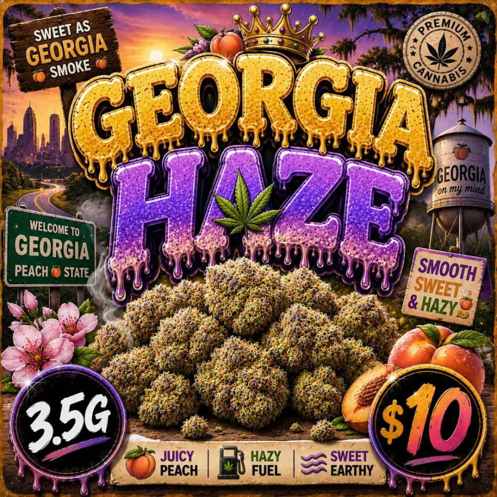 ($10) Flavors 3.5G Prepack - Georgia Haze (H/S)