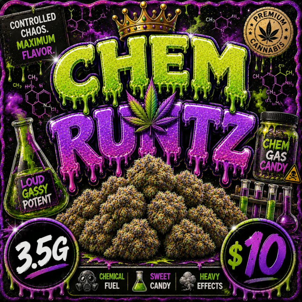 ($10) Flavors 3.5G Prepack - Chem Runtz (H/S)