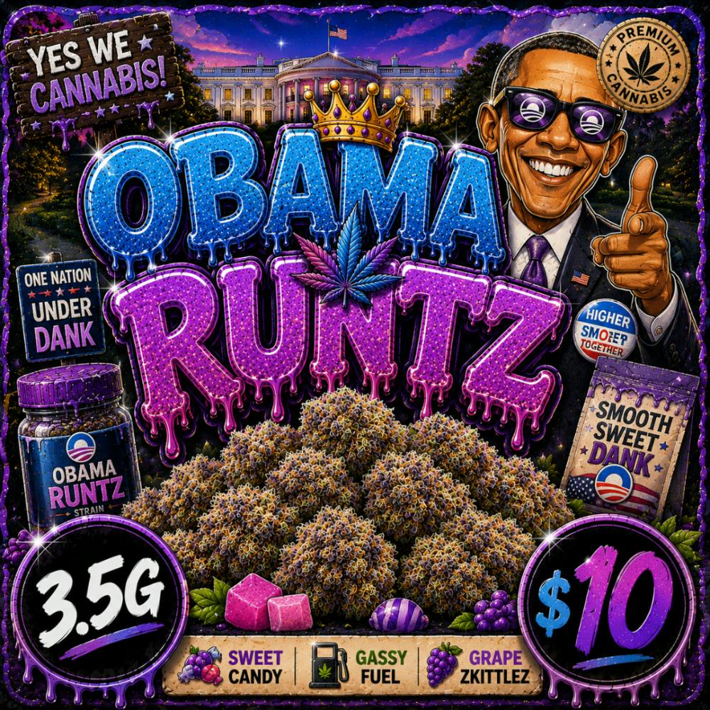 ($10) Flavors 3.5G Prepack - Obama Runtz (H/I)
