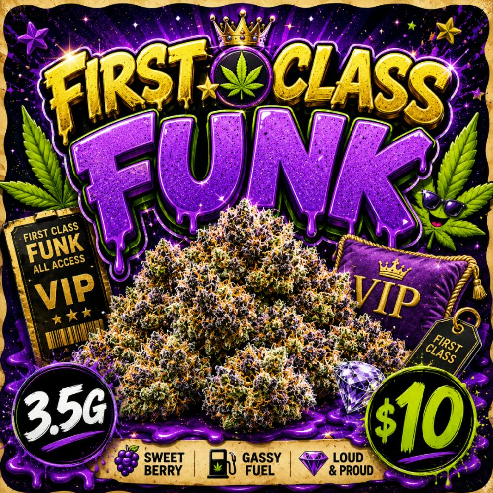 ($10) Flavors 3.5G Prepack - First Class Funk (H/I)