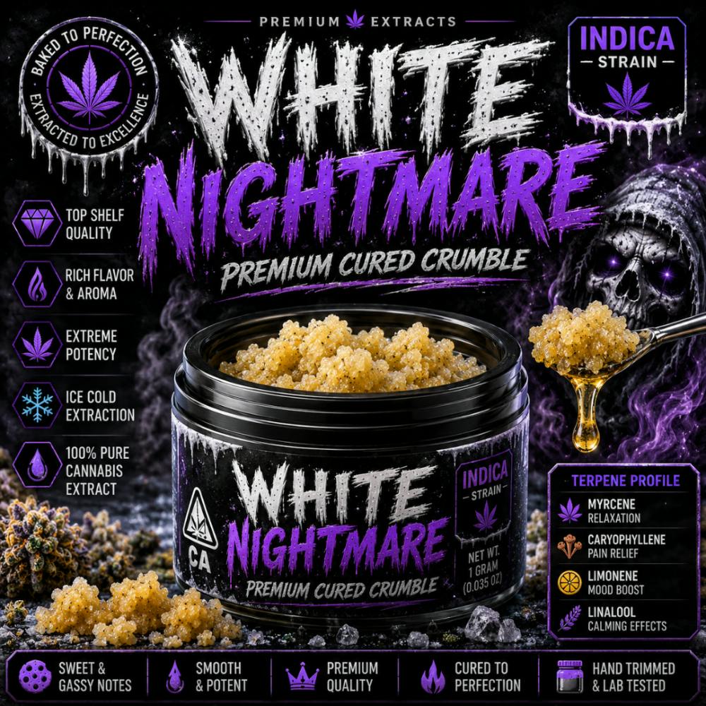 Flavors 1G Cured Crumble - White Nightmare (I) at Flavors Detroit