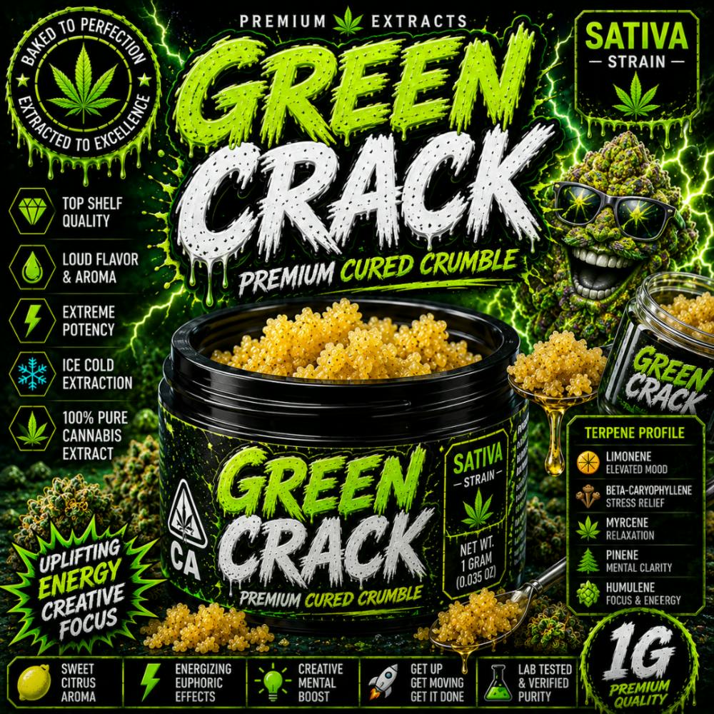 Flavors 1G Cured Crumble - Green Crack (S) at Flavors Detroit
