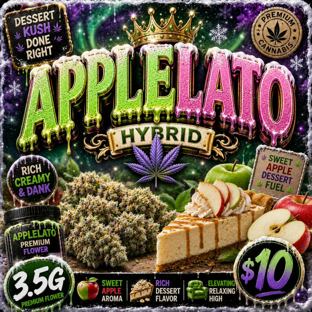 ($10) Flavors 3.5G Prepack - Applelato (H)