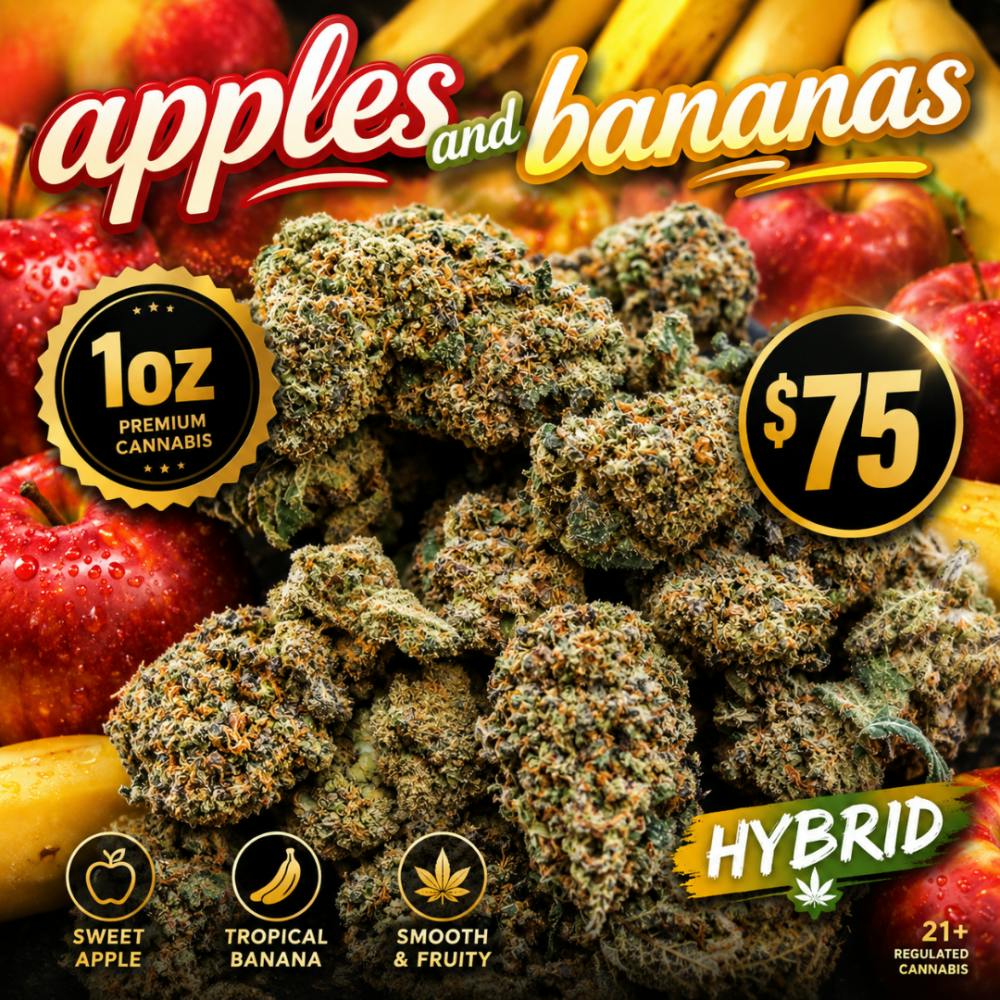 ($75oz) Flavors 28G Prepack - Apples & Bananas (H/I)