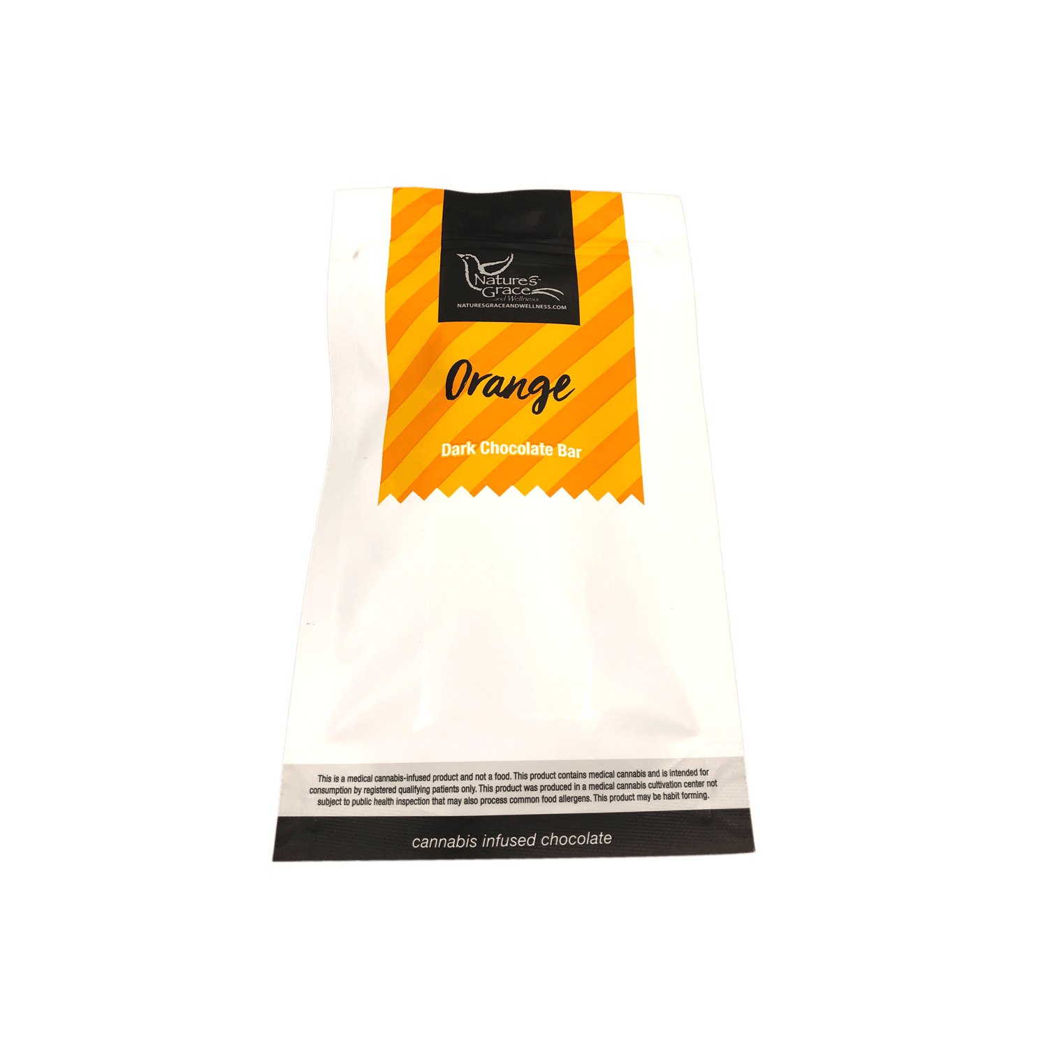 Nature's Grace Orange Sativa Dark Chocolate Bar 100mg (10ct)