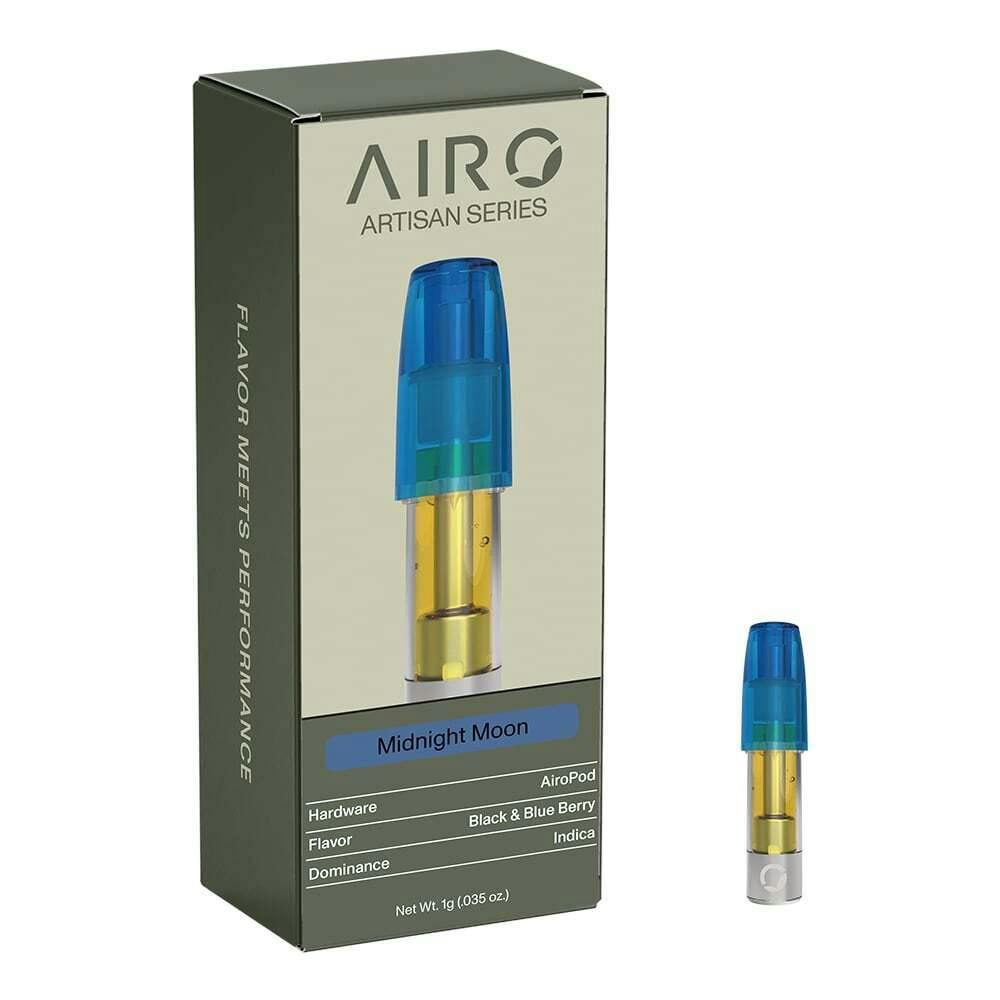 Midnight Moon - Black & Blue Berry | Airo Brands - AiroPod Artisan Series