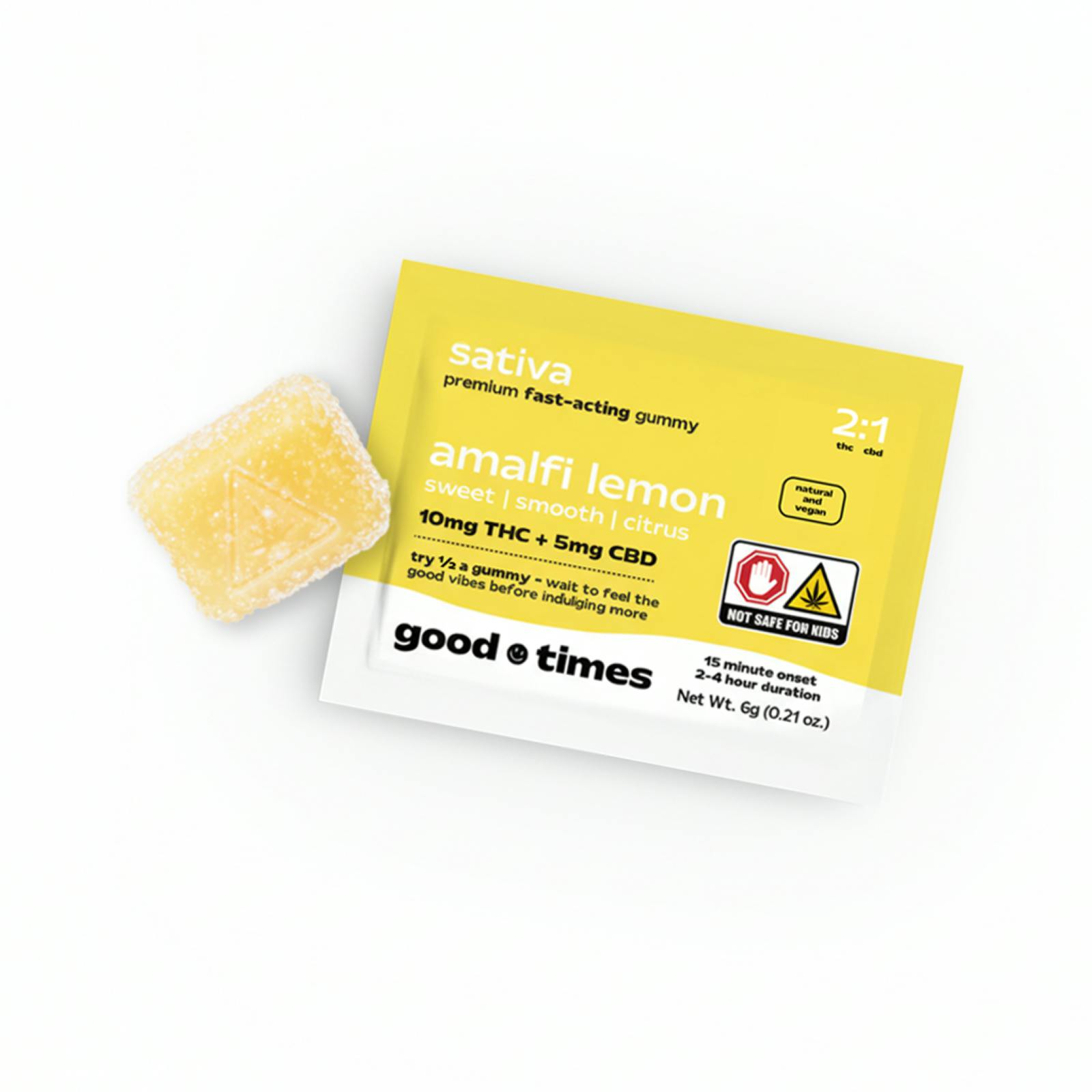 Amalfi Lemon [1pk] (10mg THC/5mg CBD) at Gardens Dispensary Garfield