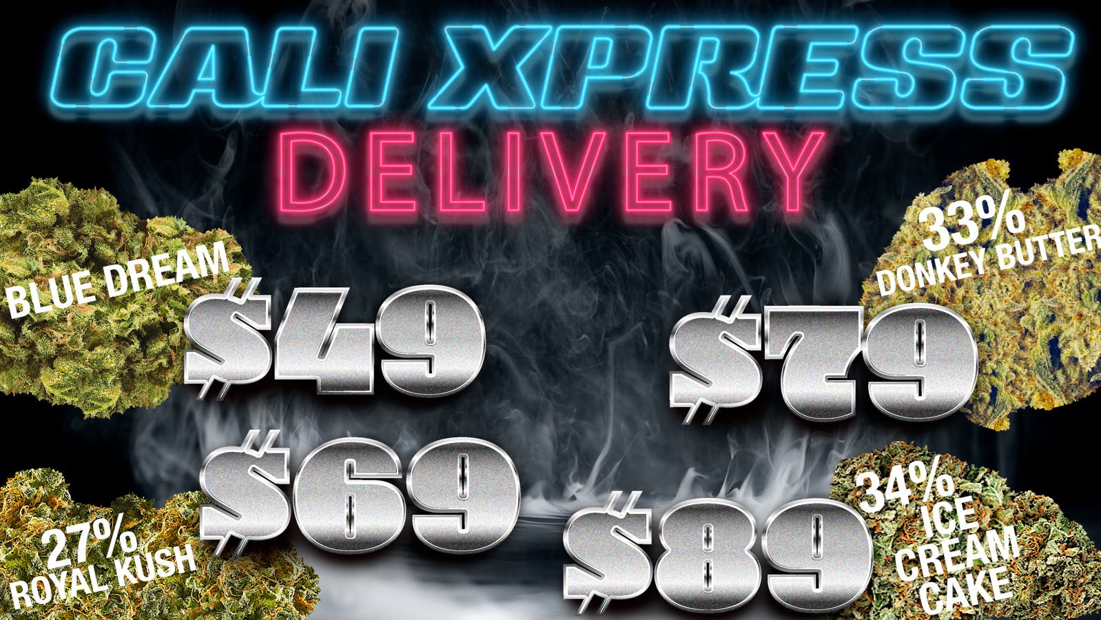 SUPER SALE! HIGH THC OZ's! at Cali Xpress Weedmaps