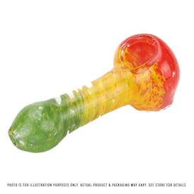 4" Rasta Swirl Hand Pipe