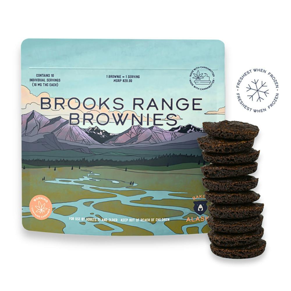 Baked Alaska 100mg - Brooks Range Brownies