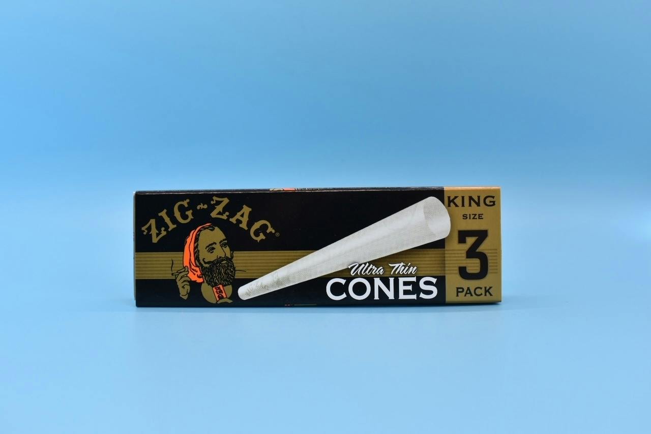 Zig-Zag King Cones 3pk