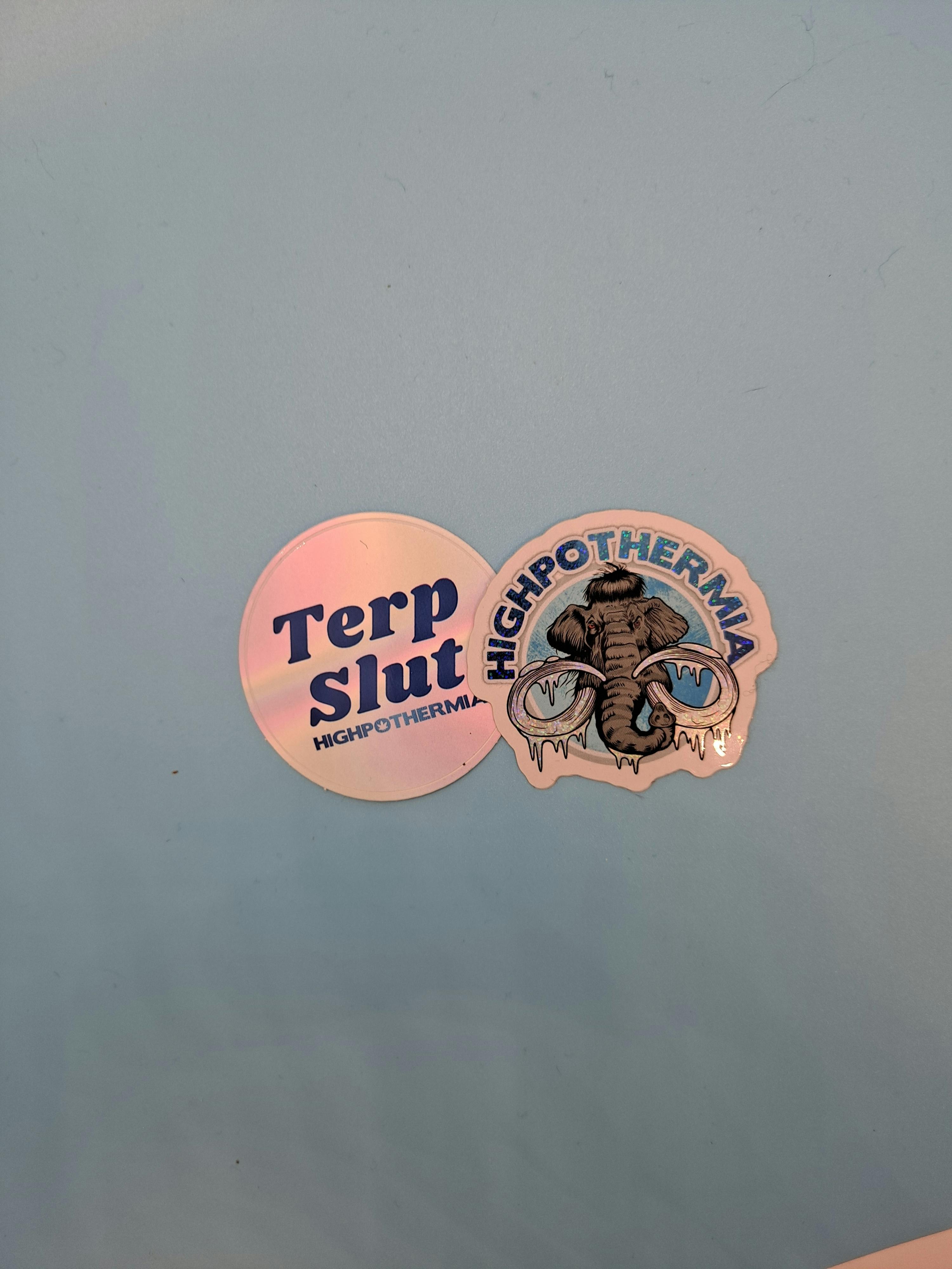 Highpothermia Stickers at Highpothermia - Small Batch Organic Cannabis