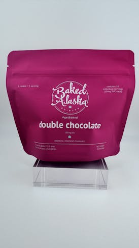Double Chocolate Chip (2:1) Cookies 100mg - Baked Alaska
