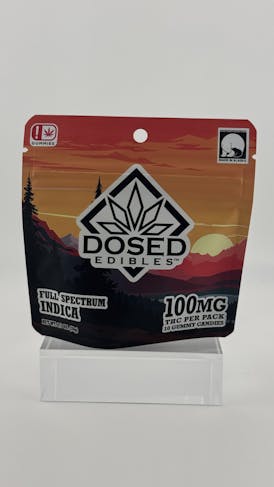 Dosed - Full Spectrum Indica Gummies 100mg