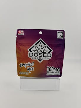 Dosed - Tropical Mix Gummies 100mg