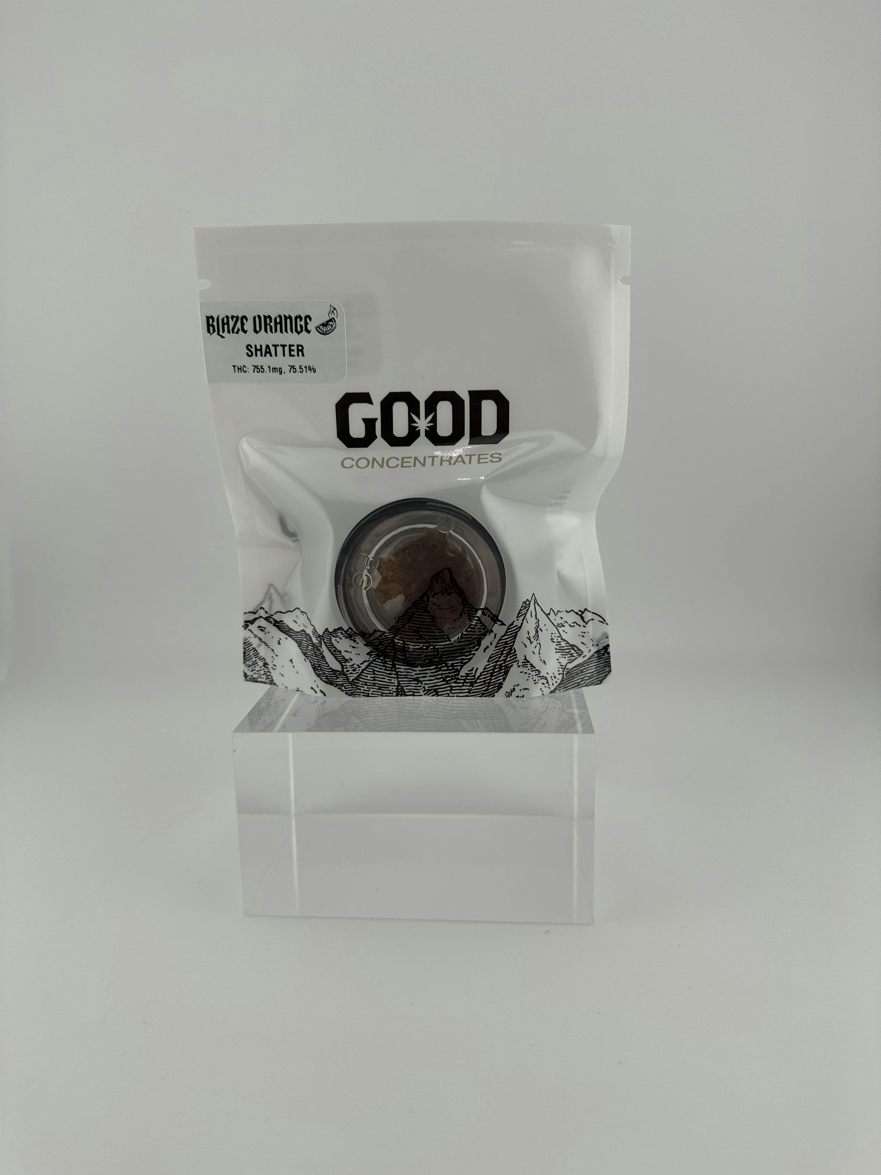 Blaze Orange (IH) SHATTER 1g - GOOD Cannabis