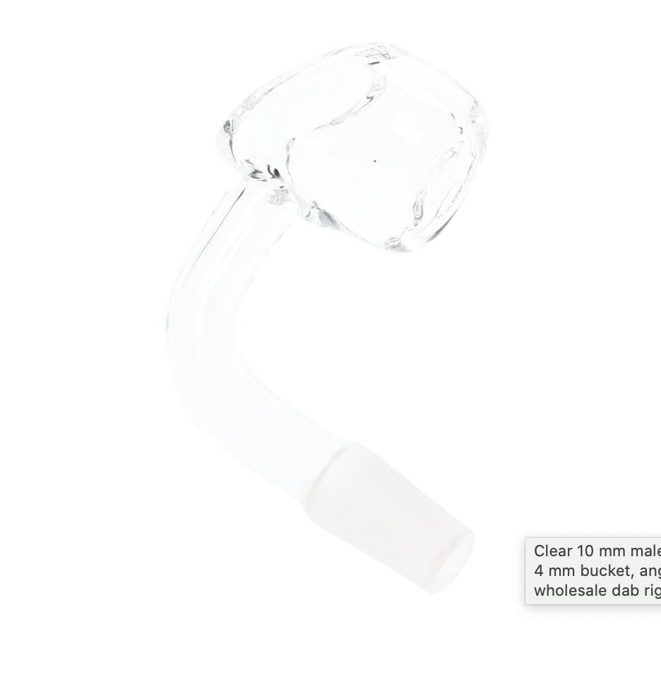 10mm Male Quartz Banger - 4mm