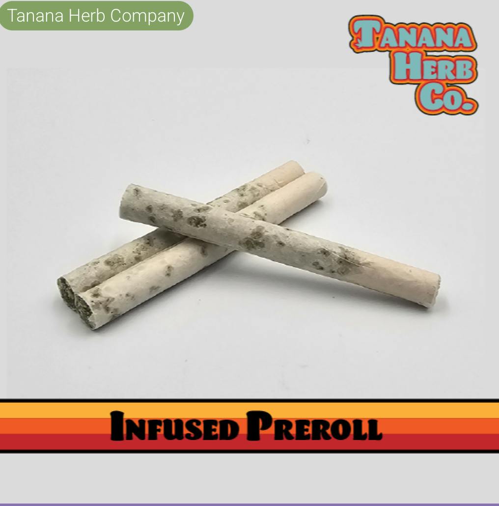 Point Break (H) .5g Infused Pre-Roll 2 pk (1g) - Tanana Herb Co.