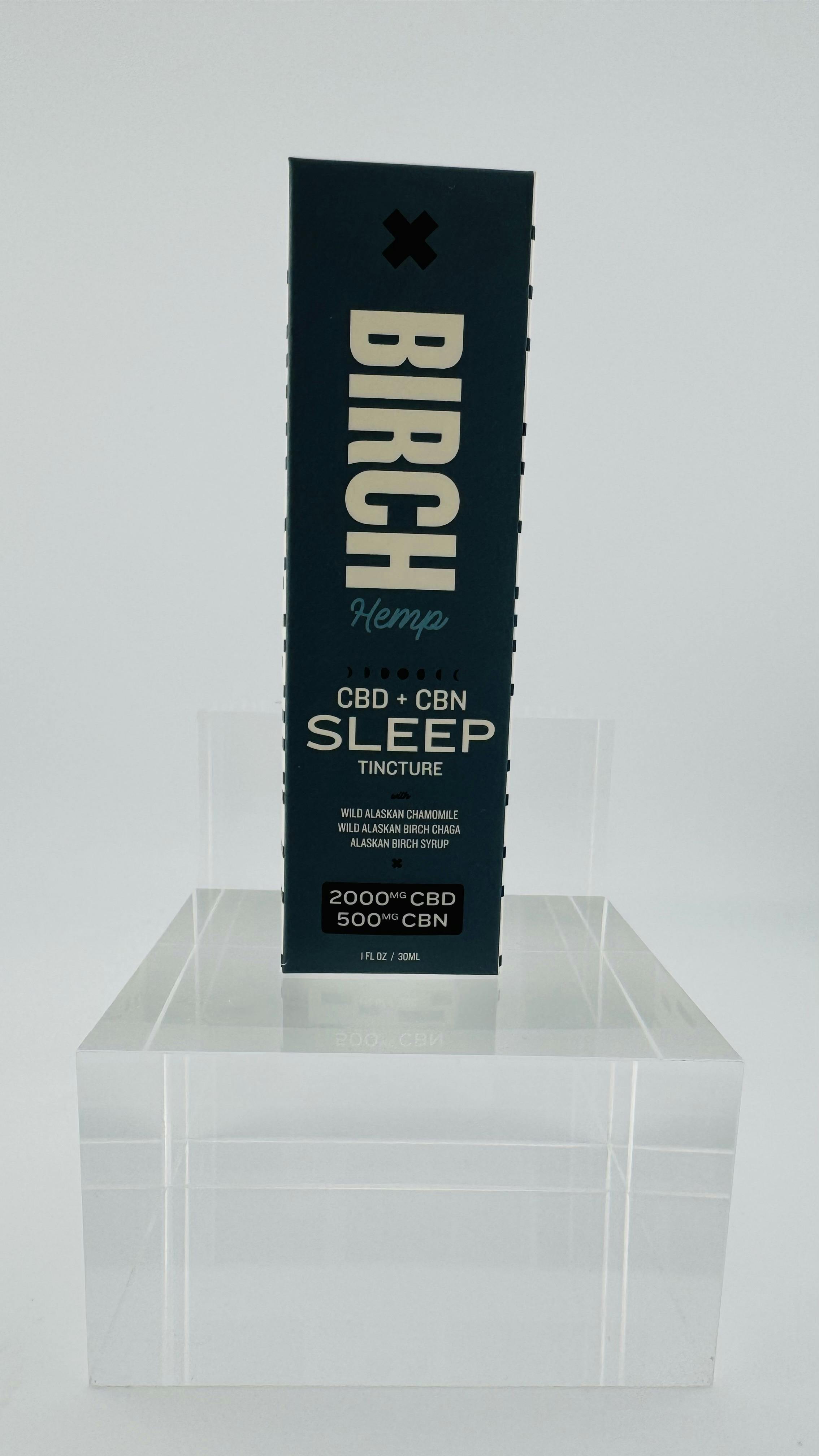 Birch Syrup Sleep Tincture 2000mg CBD - Canopy Hemp