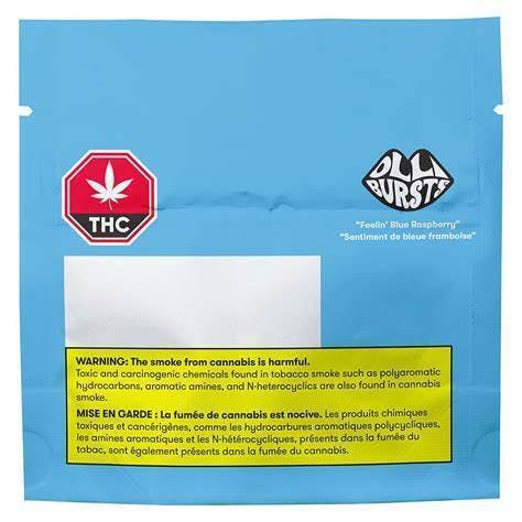 OLLI BURSTS Feelin' Blue Raspberry Gummies