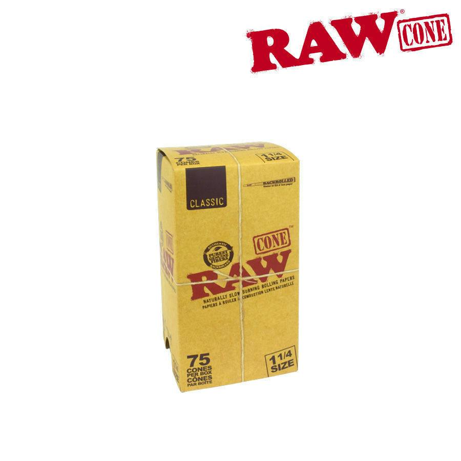 RAW Classic 1.25 Pre-Rolled Cone 75PK