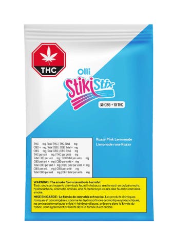 OLLI STIKI STIX 3:1 Sour Razzy Pink Lemonade 1x10mg