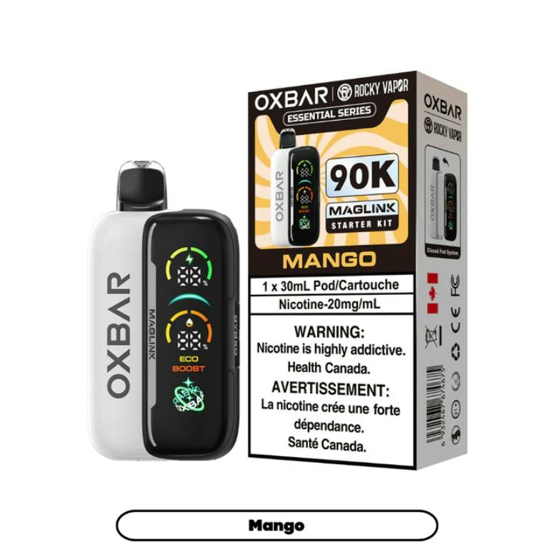 OXBAR Maglink 90k 30ml Pod - Starter Kit Essential Series Mango