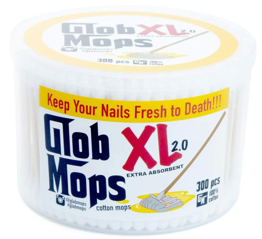 GLOP MOPS XL 2.0 Cotton Swabs Extra Absorbent - Pack of 300