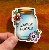 THE LOCAL STICKER SHOP - Jar Of Fucks