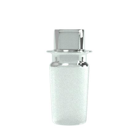 CONNECT - GLASS ADAPTER - BLACK - 14MM - MALE